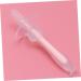 Hapinary 4-Piece Toddler Toothbrush Set - Infant & Baby Training Brushes with Lids - Pink Newborn Toothbrushes for Gentle Oral Care - Buy Online on GoSupps.com