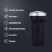 Travel Men's Mini Electric Shaver - Rechargeable Pocket Size Beard Shaver - Ultra Light & Ideal for International Use - Buy Online on GoSupps.com