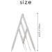 tibiu 1Pcs Eyebrow Ruler Permanent Makeup Eyebrow Ruler Golden Ratio Divider Caliper Microblading Stencil Shaping Tool Tattoos Accessories Supplies - Buy Online on GoSupps.com