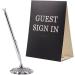 Wedding Guest Book with Pen Black Guest Book for Wedding Reception Party Funeral Memorial Baby Shower Birthday Graduation Guest Book 2023 Thick Paper with Silver Foil - Buy Online on GoSupps.com