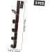 LABRIMP 3pcs Door Coat Hook Hat Hooks Purses Coat Hangers Coat Hooks Entryway Door Back Hook Organizer Towel 28.5X3.8X2CM Brown - Buy Online on GoSupps.com