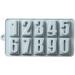 HOMSFOU 3pcs Ice Cube Mold Fondant Molds Soap Silicone Molds Silicone Candle Molds Number Molds De para Gelatinas Molds for Chocolate Ice Cube Silicone Molds Candy Cake 20.8*11.2*1.9cmx3pcs As Shownx3pcs - Buy Online on GoSupps.com