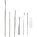 7-in-1 Ear Wax Remover Tool Set - Portable Stainless Steel Ear Cleaning Kit with Brush & Storage | International Shipping Available - Buy Online on GoSupps.com