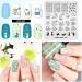 KADS Nail Art Stamping plate Nail Template Nail Art Design Tool Nail DIY Design Image Plate (ZO011) - Buy Online on GoSupps.com