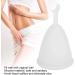 2Pcs Menstrual Cup for women during menstrual period Silicone Women Menstrual Cup Female Hygiene Cup Menstruation Period Supplies(White) - Buy Online on GoSupps.com