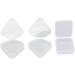 Verdant Touch Makeup Sponge Storage Box - 4 Pack - Clear Waterproof Makeup Sponge Organizer - 4 Different Shapes - Protective Container - Buy Online on GoSupps.com