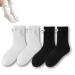 2/4Pairs Funny Magnetic Suction 3D Doll Couple Socks Funny Socks for Women Men Holding Hand Sock for Couple (Black+White 4pairs) Black+white 4pairs