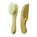 Beavorty 2pcs Styling Hair Brush Baby Brushes for Hair Cleaning Scrubber Toddlers Styling Hair Comb Baby Hair Brush and Comb Set Shower Brush Baby Wooden Comb and Brush Shower Scrubber Baby