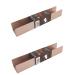 HOMSFOU 2 Pcs Metal Cutters Soap Soap Molds Metal Dies Biscuit Fondant Cutters DIY Cake Mold Soap Moulds Fondant Mold Cookie Cutters Biscuit Mold Short Plaque mediumx2pcs As Shownx2pcs