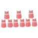 minkissy 9 Pcs Powder Puff Box Baby Powder Baby Powders Travel Baby Powder Loose Powder Sponge Powder Puff Kit Baby Powder Box Powder Puff Bottle Baby Powder Storage Bottle Powder Dispenser 10X7CMx3pcs Pinkx3pcs