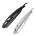 minkissy 2pcs Vintage Razor Holder Man Scraper Stainless Steel