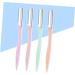 Housoutil 4 Sets Ladies Razor Eyebrow Shaper - Women's Facial Razors & Makeup Tool Kit for Perfect Eyebrows | Portable Beauty Essential - Buy Online on GoSupps.com