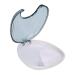 Compact Orthodontic Retainer Case & Denture Box - Portable Gray Storage for Retainers & Denture Cleaning - Buy Online on GoSupps.com
