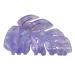 XIAHIOPT Simple Foliage Large Hair Claw Clip Hair Jaw Clip Leaf Hair Catch Barrettes Hair Adornment Hair Ornament Purple