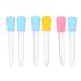 Healifty 6Pcs Kids Oral Liquid Medicine Dropper Oral Syringe Dispenser Laboratory Dropper for Baby Toddler Infant