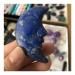 Natural Stones Natural Crystal 1pc Natural Lapis Lazuli Stone Carving Moon face for Decoration Power Stone Crystal Natural Stones JZIGTDEM