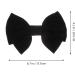 Lurrose 1pc Bow Hair Clip Velvet Bow Barrette Ribbon Bow Hair Clips Hair Accessory for Lady Bride bridesmaid Wedding Engagement Decoration (Black) - Buy Online on GoSupps.com