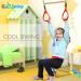 HUAWELL Swing Sets for Backyard - Monkey Bars & Accessories Set - Wooden Trapeze Swing Bar Rings - Outdoor Play Equipment (Red) - Buy Online on GoSupps.com