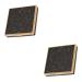 Mikinona 2 Pcs Empty Eye Shadow Pallet Empty Eyeshadow Eye Shadow Empty Palette DIY Eyeshadow Black