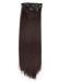22 Inches 16 Clips 6 Pieces/Set Of Straight Straight Synthetic Clips In Heat-resistant Wigs For Women's Straight Hair 22inches 4