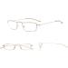 GUD Reading Glasses - 5 Pairs Lightweight Rectangular Readers for Men & Women (+1.25 Magnification - Buy Online on GoSupps.com