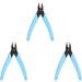 Nail Cuticle Nippers Cuticle Nippers 3 Pieces Easy Ergonomic Grip for Home for Thick Hard Toenails (Blue) - Buy Online on GoSupps.com