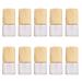 FRCOLOR 10pcs Essential Oil Bottle Roller Bottles Roller Balls for Essential Oils Refillable Perfume Bottles Essential Oil Roller Glass Roller Bottle for Essential Oils 0 Ounces Transparent 1ML