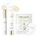 MASTINA White Mastic Essential Kit - Cream Ampoule Massager Roller Stick & Sheet Mask Set for Dark Spots Hyperpigmentation Dry Dull Skin. Korean Skin Care. Vegan Collagen Beta-Glucan.