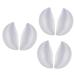 GLEAVI 6 Pairs Arch Support Pad Gel Heel Cups Pumpkin Shaped Ceramic Plantillas para De Mujer High Heel Relief Insoles Gel Arch Support Insoles Kids Shoe Inserts Arch of Foot