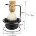 Buy Hemoton Men's Grooming Kit - Shaving Foam Bowl & Brush Set | Portable 3-Piece Suit for Cosmetology | International Shipping Available - Buy Online on GoSupps.com