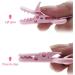 50 Pack Baby Pacifier Clips - Versatile 2.5x4 cm Plastic Tweezers in 10 Colors - Ideal for Baby Bibs & Pacifier Attachment - Buy Online on GoSupps.com