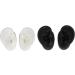 Silicone Ear Model 2 Pair Flexible Elastic Left Right Silicone Ear Model for Novice for Jewelry Display (Black and White) - Buy Online on GoSupps.com