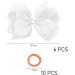 6 Pieces Of Bow Hair Clips 10 Pieces Of Skirt Hair Ties Flower Headbands Children'S Hair Accessories Bow Clips Fashionable Hair Clips Hair Clips And Headbands - Buy Online on GoSupps.com