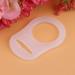 Salalis 10-Piece Silicone Adapter Rings for Pacifiers - Transparent Dummy Button Style Holder & Clip for Babies - Buy Online on GoSupps.com