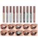 LANGMANNI 10 Pcs Liquid Glitter Eyeshadow Set - Highly Pigmented Shimmer and Matte Shades for Women & Girls - Buy Online on GoSupps.com
