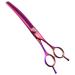 Fenice Peak Professional Dog Grooming Scissors Pet Curved Thinning Shears 7.0'' Extremely Sharp Blades 440C Steel Thinning Scissors Durable Smooth Motion & Fine Cut for Dogs and Cats (Multicolored)