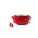 Neno Thermal Children's Tableware Set - Baby Feeding Containers Fork and Suction Bowls in Mucca Red | 200ml Silicone Bottle | Safe & Non-Slip - Buy Online on GoSupps.com