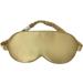 Yunchi 100% Silk Sleeping Mask for Men & Women - 19 Momme Pure Mulberry Eye Mask in Champagne Gold - Ultimate Comfort & Sleep Quality - Buy Online on GoSupps.com