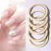 GSHLLO 5 PCS Adhesive Nail Art Guide Tapes Stickers - Nail Striping Line Tape 0.5cm - Buy Online on GoSupps.com