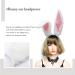 Furry Rabbit Ear Bunny Ears Headband for Women - White | Perfect for Parties, Prom, Cosplay | Cute and Fun Costume Hair Accessory - Buy Online on GoSupps.com