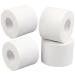 4 Roles Sporttape 5 cm x 10m tape sports white Gtags come Self -adhesive & skin -friendly Sport Tapes Set Tape Association tearable professional sports bandage for football climbing handball All sports 5cm wide white - 4 roles sport tapes