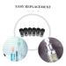 Didiseaon 20pcs Fine Mist Spray Nozzle Replacement for Perfume Bottles Mist Sprayer for Essential Oil Continuous Spray - Buy Online on GoSupps.com