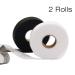 2PCS Fabric Fusing Tape Fusible Bonding Web Adhesive - 70 Yards Iron-On Hemming Tape for Clothes, Jeans, Curtains - White & Black - Buy Online on GoSupps.com