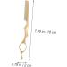 Buy 1 Set Hair Thinning & Cutting Kit - Manual Hair Styling Razor - Golden - Ships Internationally - Buy Online on GoSupps.com