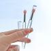 6Pcs Silicone Lip Brushes Set - Professional Makeup Applicators for Lipstick & Eye Shadow - Durable Plastic Handle - Perfect for Beauty Lovers - Buy Online on GoSupps.com