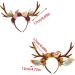 TQUXNGA Aesthetic Antler Headband for Christmas Reindeers Antler Hairhoop Holiday Headpiece Halloween Cosplay Costume Hair Decor Brown A - Buy Online on GoSupps.com