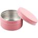 Buy BasicPacking 12-Piece 80ml Pink Empty Round Aluminum Screw Lid Cans - Ideal for Creams Candles & Cosmetics - Includes 50mm Stickers - Buy Online on GoSupps.com