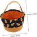 Holibanna 1pc Handbag Candy Bags Baskets for Kids Basket for Kids Polyester Bag Pumpkin Child Decorate - Buy Online on GoSupps.com