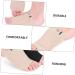 FOMIYES Arch Correction Socks | 3 Pairs Orthotic Support Sleeves for Flatfoot & Plantar Fasciitis | Elasticity Foot Pads for Men & Women - Buy Online on GoSupps.com