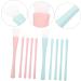 Mikinona 2 Sets Silicone Makeup Brush Lip Makeup Brush Silicone Facial Brush Applicator Eyeliner Applicator Lip Liner Brush Eye Shadow Skincare Brush for Mud Lip Gloss Wand - Buy Online on GoSupps.com